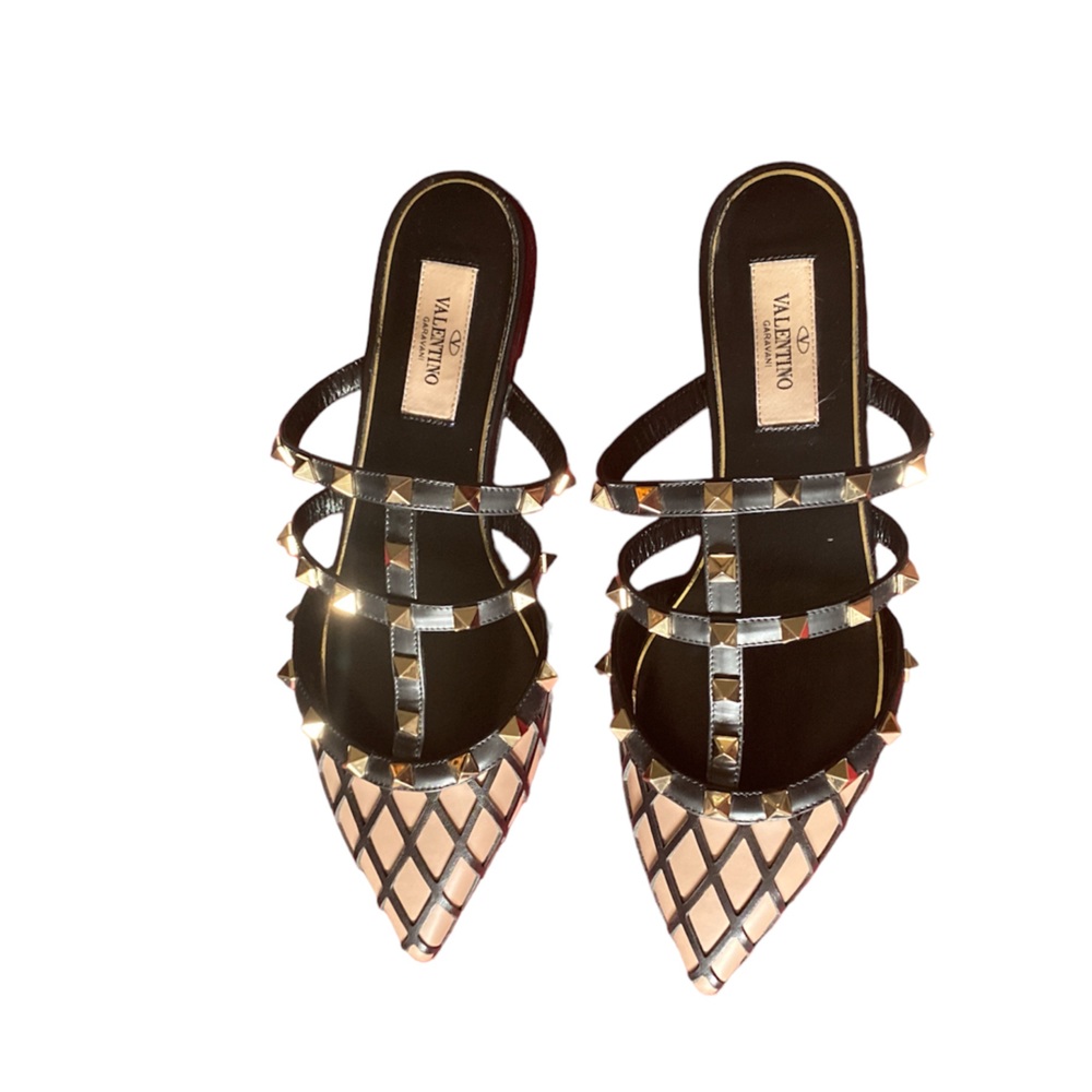 Valentino Rockstud Boudoir Mule size 36